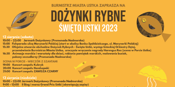 Dożynki Rybne – Święto Ustki, 12 - 15 sierpnia 2023